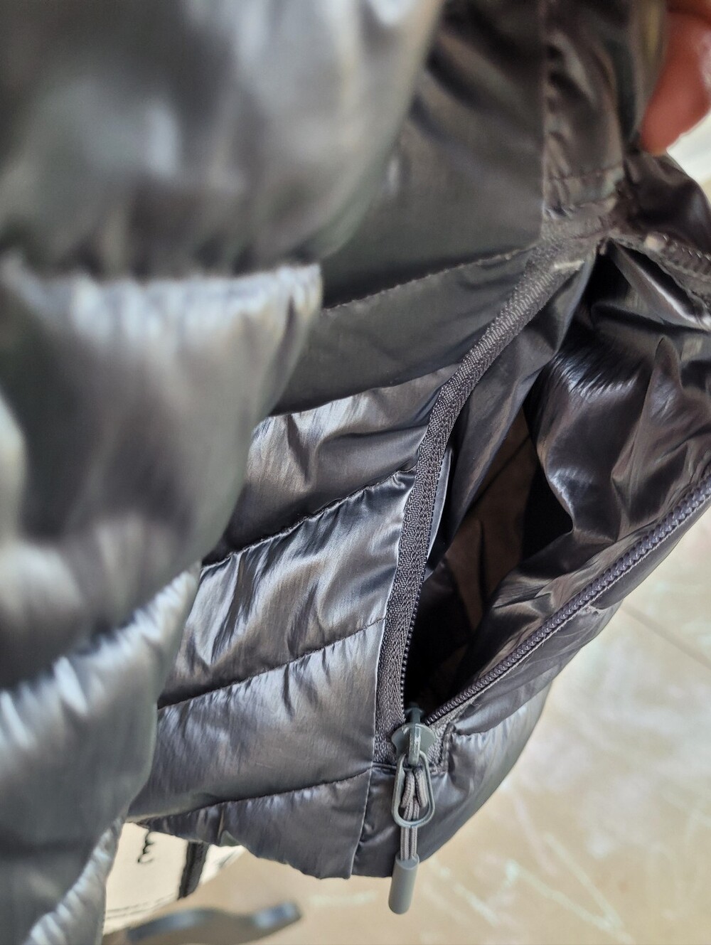All in Motion 3M Thinsulate Silver Kids S Pewter Quilted Mediumweight Jacket - Picture 7 of 13